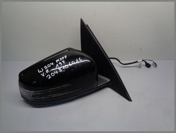 Mercedes W204 exterior mirror right 197 BLACK 2048106016 foldable original