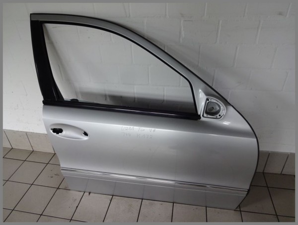 Mercedes Benz W211 E-Class Front Right Door 744 Silver K172 2117201405 Orig.