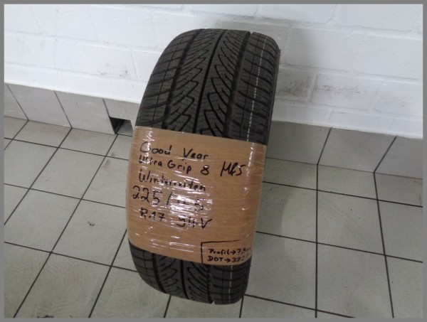 1x Goodyear 225 45 R17 94V Ultra Grip 8 DOT3321 7,9mm Winterreifen