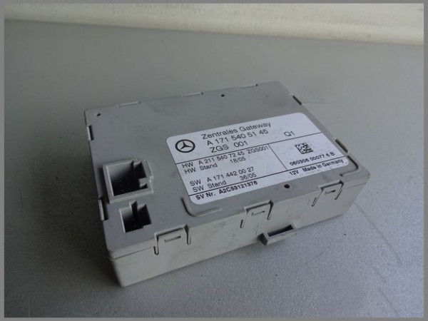 Mercedes Benz R171 Central Gateway 1715405145 ZGW Control Unit Original W211