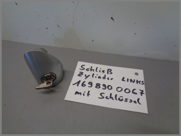 Mercedes W169 W245 lock cylinder LEFT driver&#039;s door 1698900067 1 key