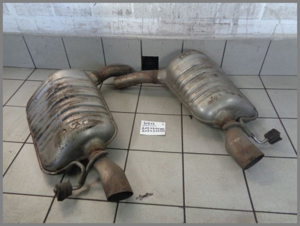 Mercedes W212 OM651 Rear Silencer ESD Exhaust System 2124910200 2124910100