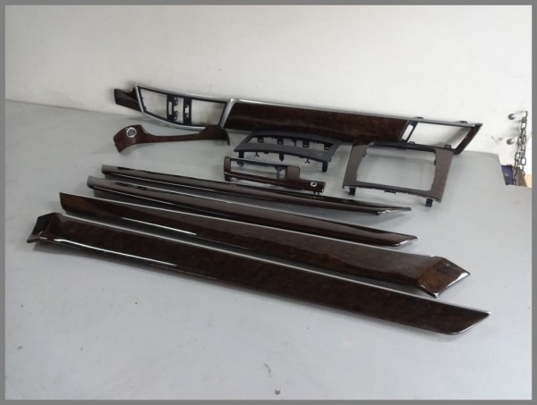 Mercedes Benz W212 shift gate frame wood decor SET 9 parts backdrop WOOD BJ.12