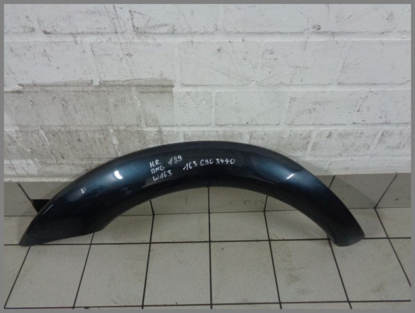 Mercedes Benz W163 ML AMG fender flares 1636903440 rear right 189 emerald black