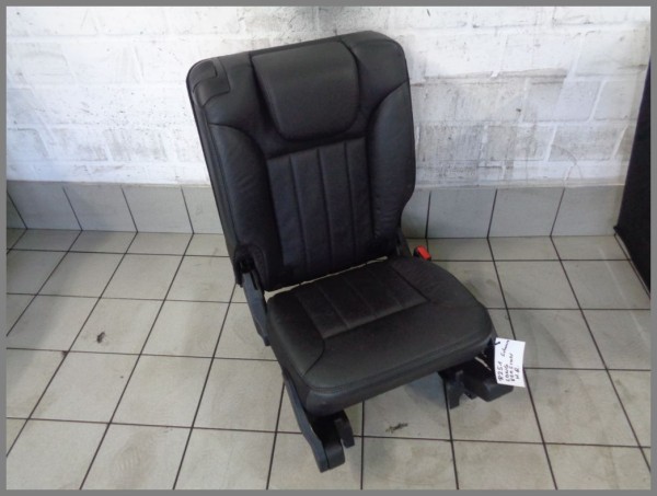 Mercedes MB W251 3te Sitzreihe Sitz RECHTS Original VOLL LEDER SCHWARZ Original