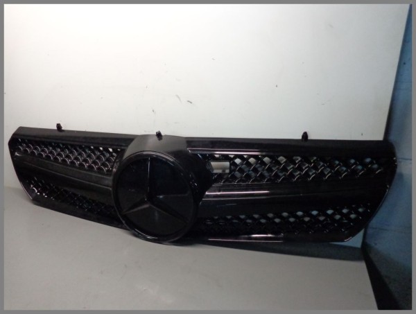 Mercedes W215 C215 Zubehör Frontgrill Kühlergrill Grill Distronic Schwarz lackiert