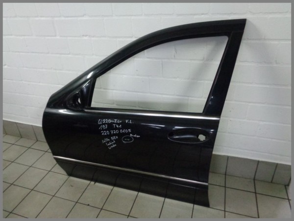 Mercedes Benz MB W220 S-Class Door Front Left 197 black 2207200105 T41 Orig.