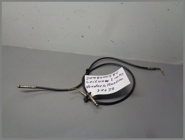 Mercedes A209 CLK Cabrio Leitungen Hydraulikleitungen Zylinder 2098000581
