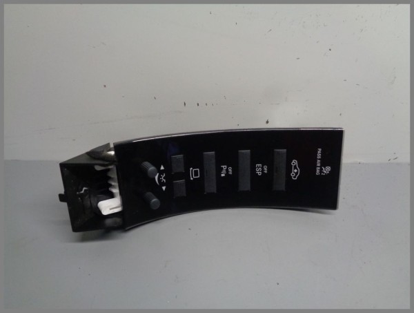 Mercedes W216 W221 Schalterleiste Monitor 2218211251 PDC ESP Fahrwerk Original