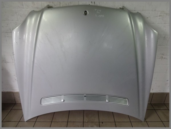 Mercedes Benz MB W211 bonnet hood 775 iridium silver 2118800457 K1236 Original