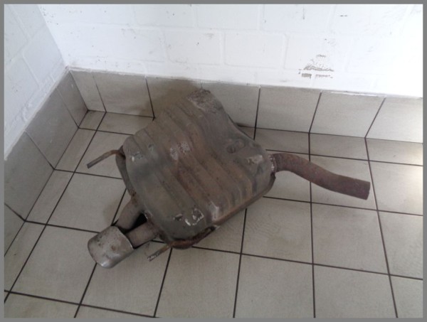Mercedes Benz W208 CLK-Class rear silencer ESD Exhaust 2024914801 Original