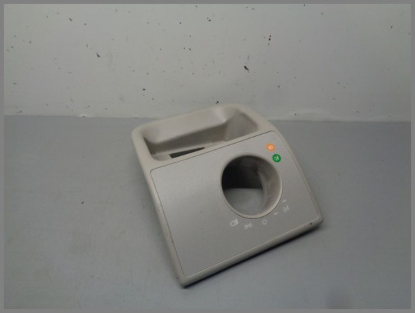 Mercedes Benz MB W208 CLK Rahmen Lichtschalter Abdeckung 2086800365 Grau
