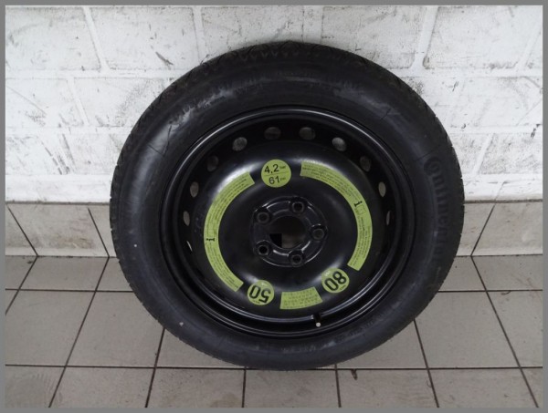 Mercedes Benz W212 Notrad Reserverad 8x17 ET39 2124000002 155/70 R17 Original