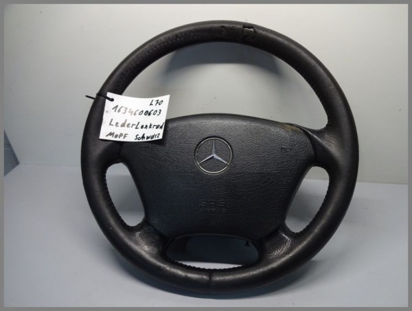 Mercedes Benz MB W163 ML-Klasse Lederlenkrad SCHWARZ MOPF 1634600603 Orig. L70
