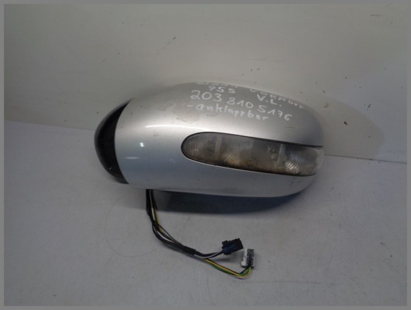 Mercedes W211 folding outside mirror left 775 iridium silver 2038105176 S211