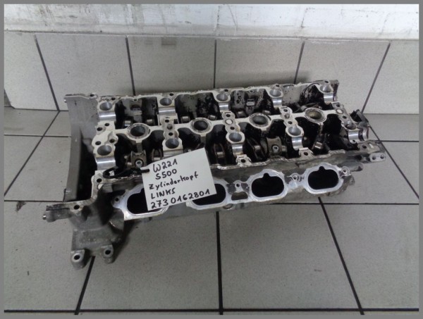 Mercedes M273 W221 W216 W219 cylinder head left 2730162801 original