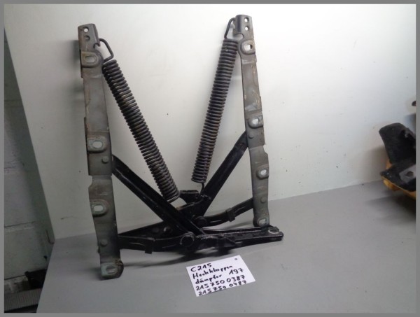 Mercedes W215 Heckklappenscharniere Hinten SET 2157500387 2157500487 197 Schwarz