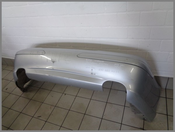 Mercedes Benz R230 Heckstoßstange Stoßstange HINTEN 744 SILBER 2308801071 S81