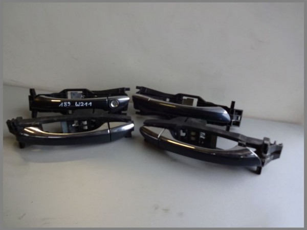 Mercedes W211 Türgriffe Außengriffe 189 BLAU SET Chrom Avantgarde Vorne Hinten
