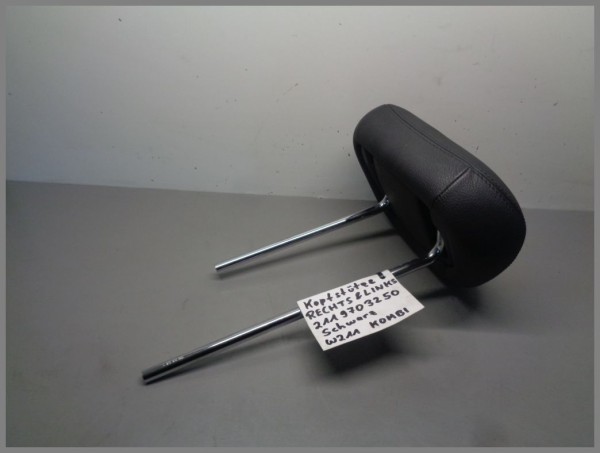 Mercedes W211 Kombi Kopfstütze LEDER Schwarz 2119703250 9D15 hinten Li+Re