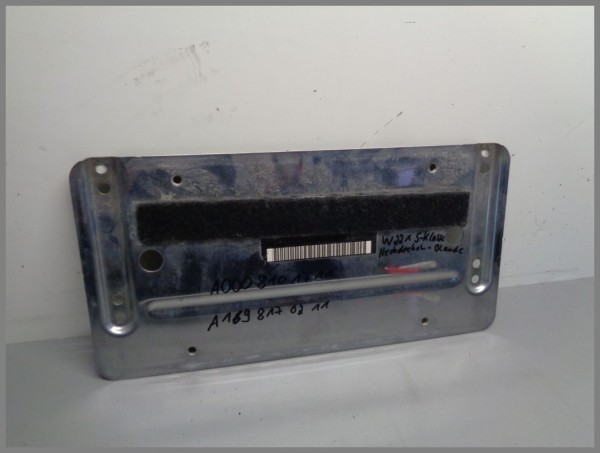 Mercedes R230 W221 W216 US License Plate Holder Front 1698170211 Chrom
