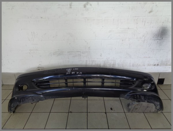 Mercedes W203 Stoßstange PDC Vorne 768 Diamantschwarz 2038853025 Original S500