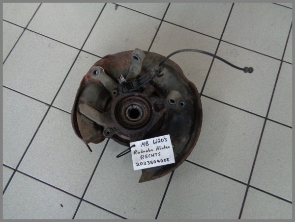 Mercedes Benz W203 W209 Wheel Hub Rear Fork RIGHT 2033504008 Original