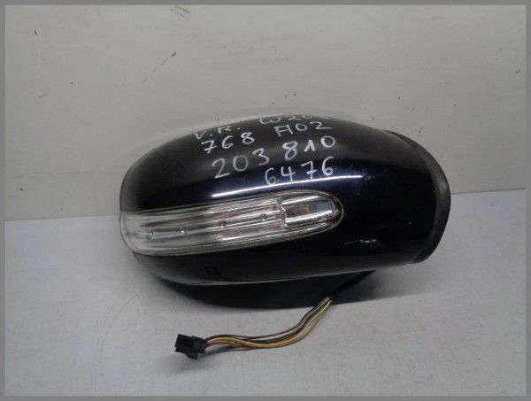 Mercedes W203 MOPF Außenspiegel 2038106476 RECHTS 768 Diamantschwarz A02