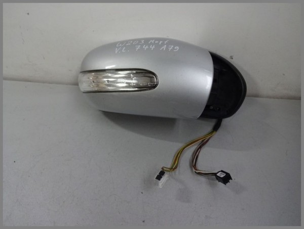 Mercedes Benz W203 outside mirror right 744 silver 2038107276 hinged LED A79