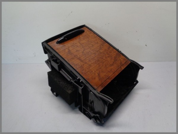Mercedes Benz W219 CLS storage compartment center console 2196800750 WOOD Orig.