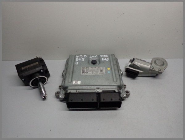 Mercedes Benz MB W211 engine control unit ignition lock 6421508578 BOSCH 0281013722