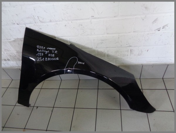 Mercedes Benz R251 fender right 197 Black 2518800206 K08 original