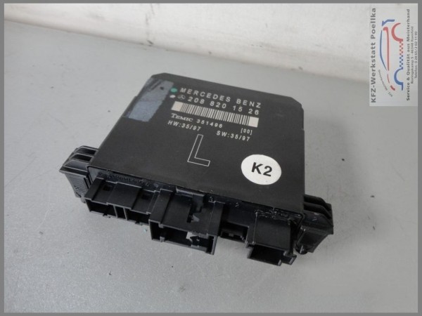 Mercedes Benz MB W210 door control unit W208 2088201526 LINKS TEMIC 351496