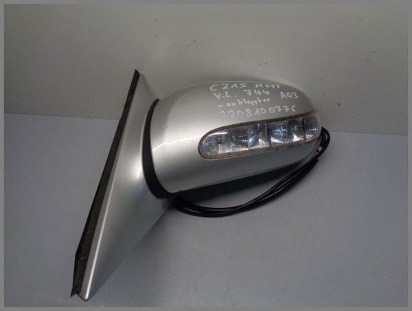 Mercedes Benz W215 MOPF Außenspiegel anklappbar LINKS 744 Silber 2208100776 A03
