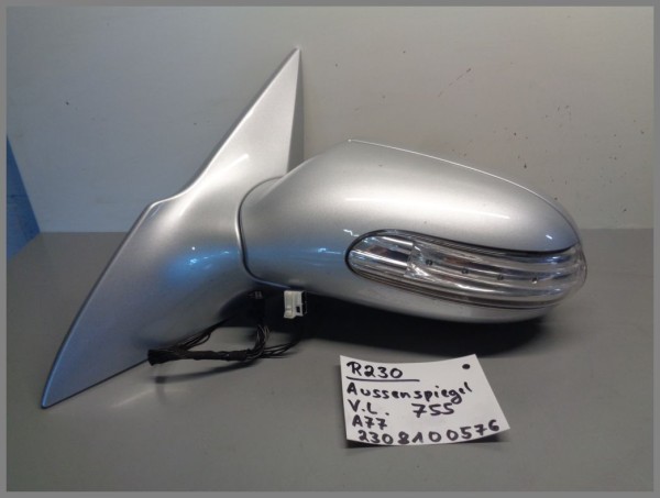 Mercedes R230 Außenspiegel anklappbar 775 Iridiumsilber 2308100576 BJ.06 Original