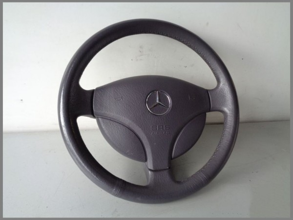 Mercedes Benz MB W168 A-Class GRAY LEATHER Airbag Steering Wheel ORIGINAL L58