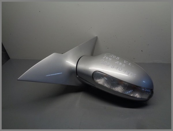 Mercedes A208 W208 CLK Außenspiegel Links 744 Silber 2088101976 A82 Fahrerseite