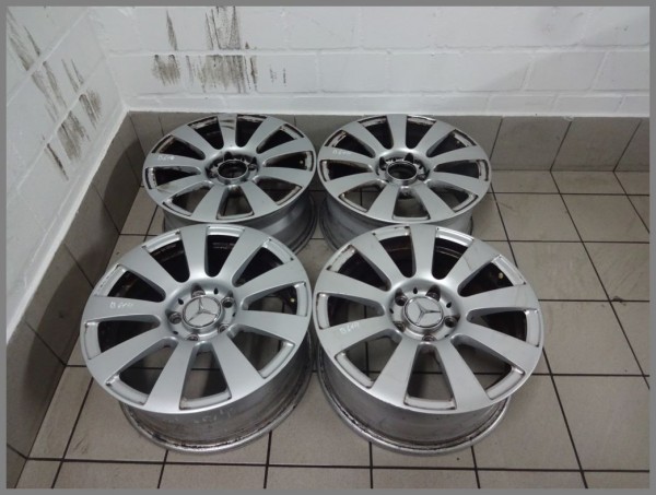 Mercedes Benz W211 W212 ALU aluminum rims 7x16 ET38 original MB 2124010002