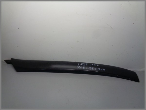 Mercedes W208 CLK A-Säulen Verkleidung 2086980314 197 Schwarz Außen Links