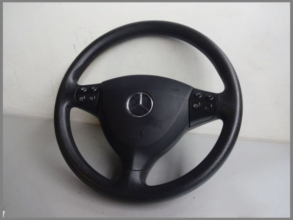 Mercedes Benz W169 Black Airbag Steering Wheel 1694600103 Multifunction L157
