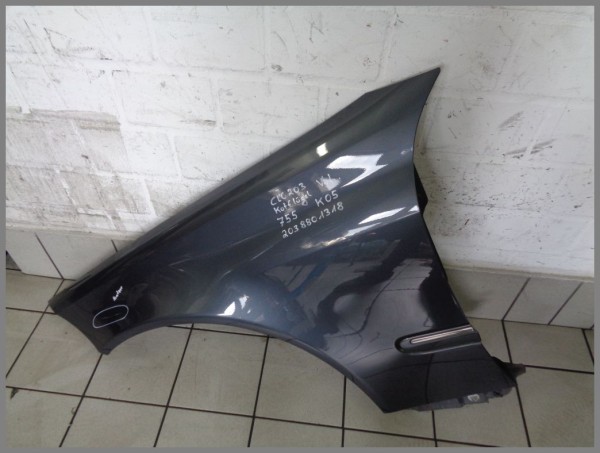 Mercedes Benz CLC 203 fender LEFT 755 Tenorit Grey 2038801318 K05 BJ: 2009