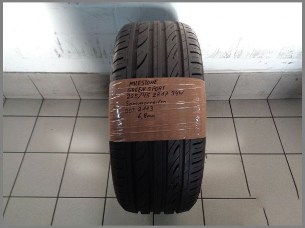 1x Milestone 225 45 Zr17 94w Green Sport Dot2113 6 8mm Summer Tire Summer Tires Tires Wheels And Rims Mercedes Spare Parts Benzshop De
