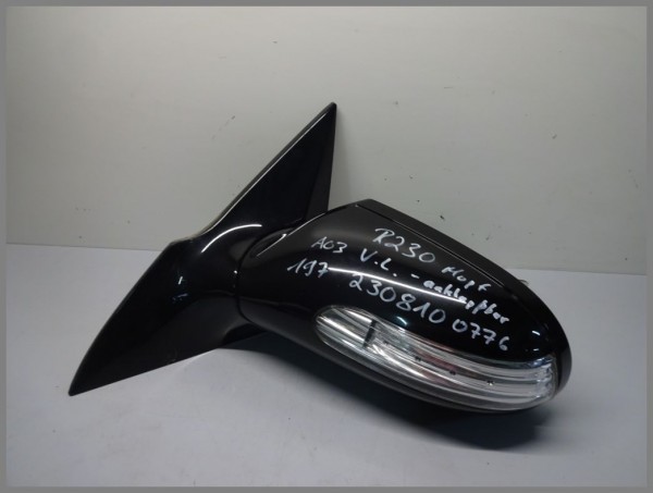 Mercedes R230 exterior mirror foldable 197 black left 2308100776 BJ.2005 MOPF