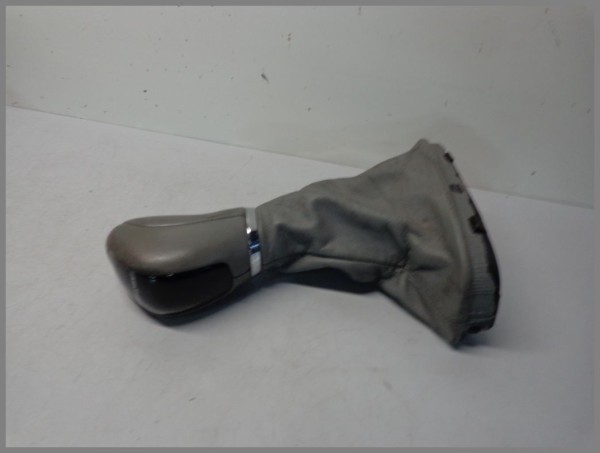 Mercedes W203 Schaltsack Schaltknauf Leder Schalter 2032673711 GRAU Original