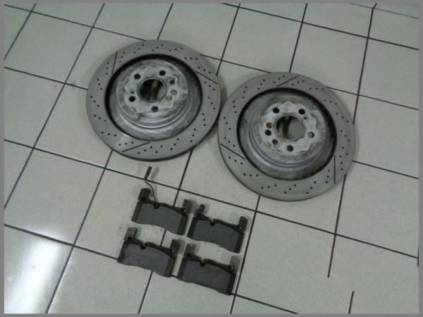 Mercedes Benz SLS AMG Bremsscheibe Hinten 1974230112 SET Original Links Rechts