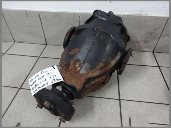 MB W202 W210 Differential 220CDI 153tkm 3,07 Rear axle 2103502914