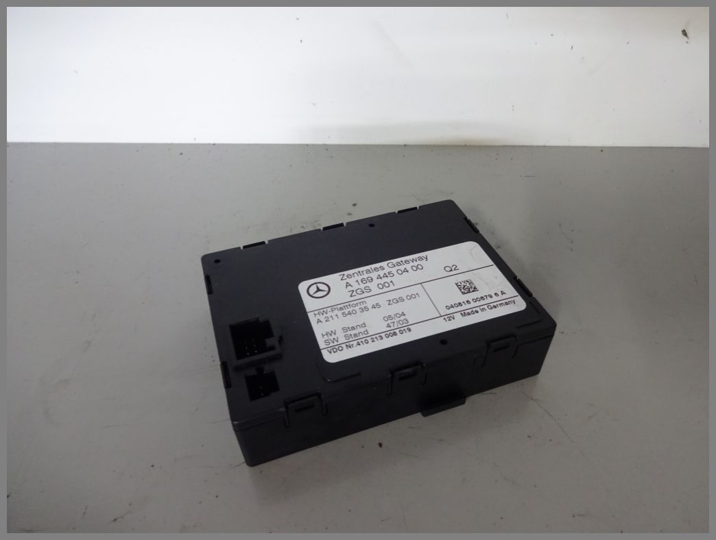Mercedes Benz Mb W169 A Class Control Unit Central Gateway 1694450400 Orig W169 A Class Mercedes Spare Parts Benzshop De