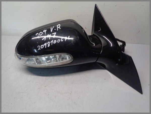 Mercedes Benz MB W209 Außenspiegel anklappbar RECHTS 197 Schwarz 2098100676