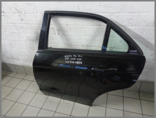 Mercedes W212 Limousine Tür Hinten Links 197 Schwarz 2127300105 Original