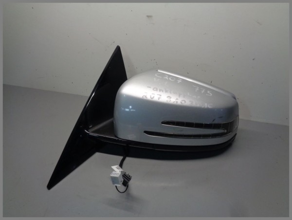 Mercedes A207 outside mirror LEFT 775 silver 2078103416 Original